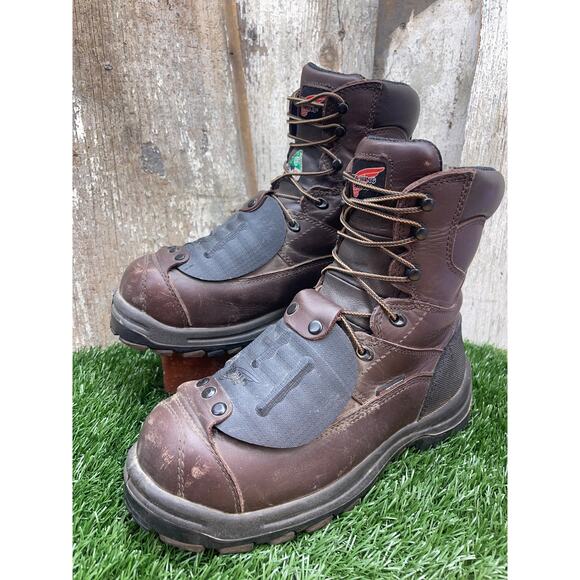 Red Wing Shoes Work Boots CSA Comp Toe MetGuard Waterproof King Toe Men\'s 8D main image 8